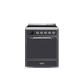 ILVE 30" Majestic II Series Induction Range with 4 Elements 2.3 cu. ft. Total Oven Capacity TFT Oven Control Display UMI30QNE3