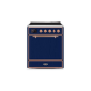 ILVE 30" Majestic II Series Induction Range with 4 Elements 2.3 cu. ft. Total Oven Capacity TFT Oven Control Display UMI30QNE3