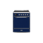 ILVE 30" Majestic II Series Induction Range with 4 Elements 2.3 cu. ft. Total Oven Capacity TFT Oven Control Display UMI30QNE3