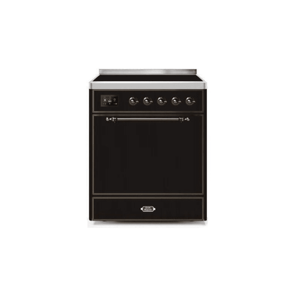 ILVE 30" Majestic II Series Induction Range with 4 Elements 2.3 cu. ft. Total Oven Capacity TFT Oven Control Display UMI30QNE3