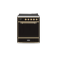 ILVE 30" Majestic II Series Induction Range with 4 Elements 2.3 cu. ft. Total Oven Capacity TFT Oven Control Display UMI30QNE3