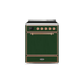 ILVE 30" Majestic II Series Induction Range with 4 Elements 2.3 cu. ft. Total Oven Capacity TFT Oven Control Display UMI30QNE3
