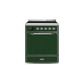 ILVE 30" Majestic II Series Induction Range with 4 Elements 2.3 cu. ft. Total Oven Capacity TFT Oven Control Display UMI30QNE3