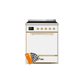 ILVE 30" Majestic II Series Induction Range with 4 Elements 2.3 cu. ft. Total Oven Capacity TFT Oven Control Display UMI30QNE3