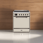 ILVE 30" Majestic II Series Induction Range with 4 Elements 2.3 cu. ft. Total Oven Capacity TFT Oven Control Display UMI30QNE3