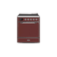 ILVE 30" Majestic II Series Induction Range with 4 Elements 2.3 cu. ft. Total Oven Capacity TFT Oven Control Display UMI30QNE3