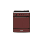 ILVE 30" Majestic II Series Induction Range with 4 Elements 2.3 cu. ft. Total Oven Capacity TFT Oven Control Display UMI30QNE3