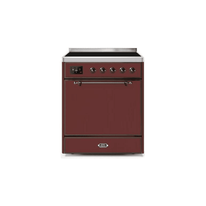 ILVE 30" Majestic II Series Induction Range with 4 Elements 2.3 cu. ft. Total Oven Capacity TFT Oven Control Display UMI30QNE3