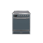 ILVE 30" Majestic II Series Induction Range with 4 Elements 2.3 cu. ft. Total Oven Capacity TFT Oven Control Display UMI30QNE3