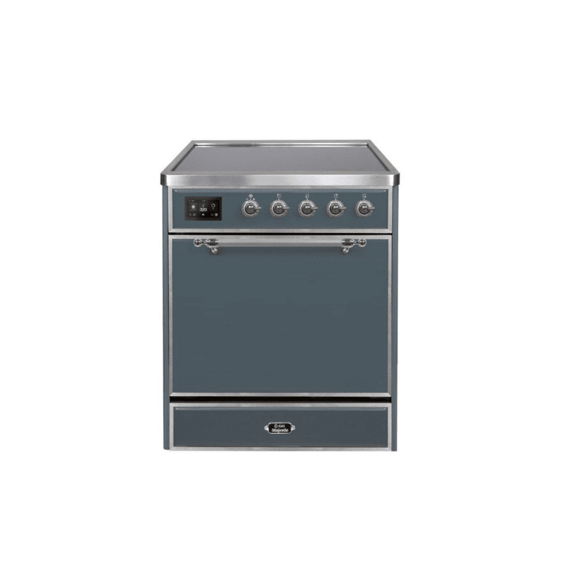 ILVE 30" Majestic II Series Induction Range with 4 Elements 2.3 cu. ft. Total Oven Capacity TFT Oven Control Display UMI30QNE3