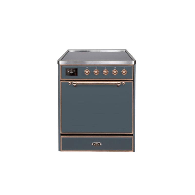 ILVE 30" Majestic II Series Induction Range with 4 Elements 2.3 cu. ft. Total Oven Capacity TFT Oven Control Display UMI30QNE3