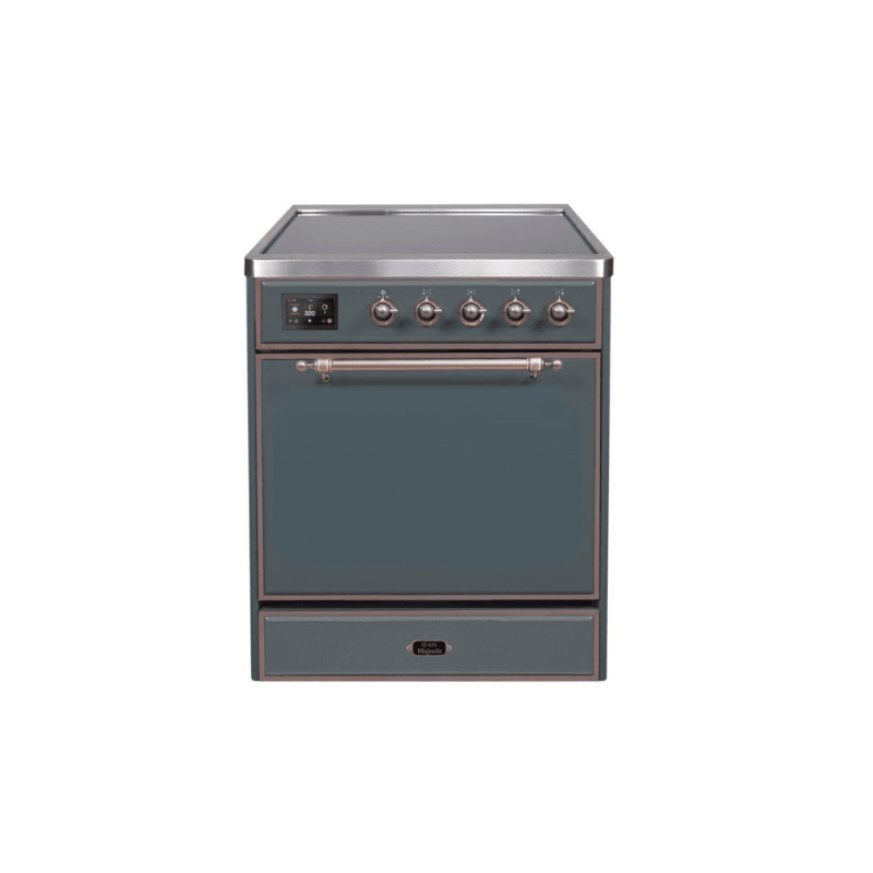 ILVE 30" Majestic II Series Induction Range with 4 Elements 2.3 cu. ft. Total Oven Capacity TFT Oven Control Display UMI30QNE3