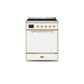 ILVE 30" Majestic II Series Induction Range with 4 Elements 2.3 cu. ft. Total Oven Capacity TFT Oven Control Display UMI30QNE3