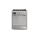 ILVE 30" Majestic II Series Induction Range with 4 Elements 2.3 cu. ft. Total Oven Capacity TFT Oven Control Display UMI30QNE3