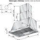 ILVE Majestic 30 Inch Wall Mount Convertible Hood (UAM76) Measurements