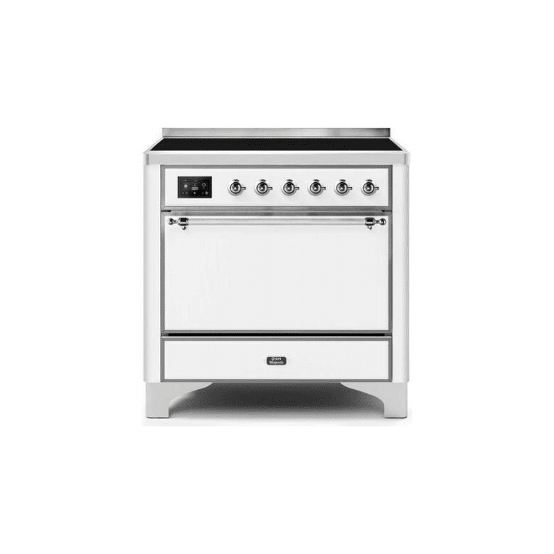 ILVE 36 Inch Majestic II Series Induction Range with 5 Elements 3.5 cu. ft. Oven Capacity TFT Oven Control Display Solid Door UMI09QNS3