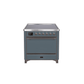 ILVE 36 Inch Majestic II Series Induction Range with 5 Elements 3.5 cu. ft. Oven Capacity TFT Oven Control Display Solid Door UMI09QNS3
