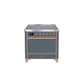 ILVE 36 Inch Majestic II Series Induction Range with 5 Elements 3.5 cu. ft. Oven Capacity TFT Oven Control Display Solid Door UMI09QNS3