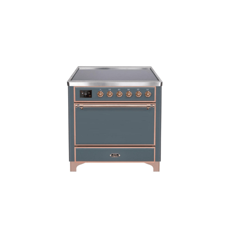 ILVE 36 Inch Majestic II Series Induction Range with 5 Elements 3.5 cu. ft. Oven Capacity TFT Oven Control Display Solid Door UMI09QNS3