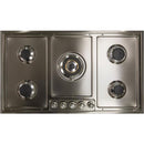 ILVE 36 Inch Stainless Steel Natural Gas/Propane Cooktop - UHP95CI/UHP95CILP