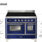 ILVE 36" Majestic II Series Electric Induction and Electric Oven Range with 5 Elements UMI09NS3