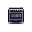 ILVE 36" Majestic II Series Electric Induction and Electric Oven Range with 5 Elements UMI09NS3