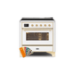 ILVE 36" Majestic II Series Electric Induction and Electric Oven Range with 5 Elements UMI09NS3