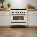 ILVE 36" Majestic II Series Electric Induction and Electric Oven Range with 5 Elements UMI09NS3