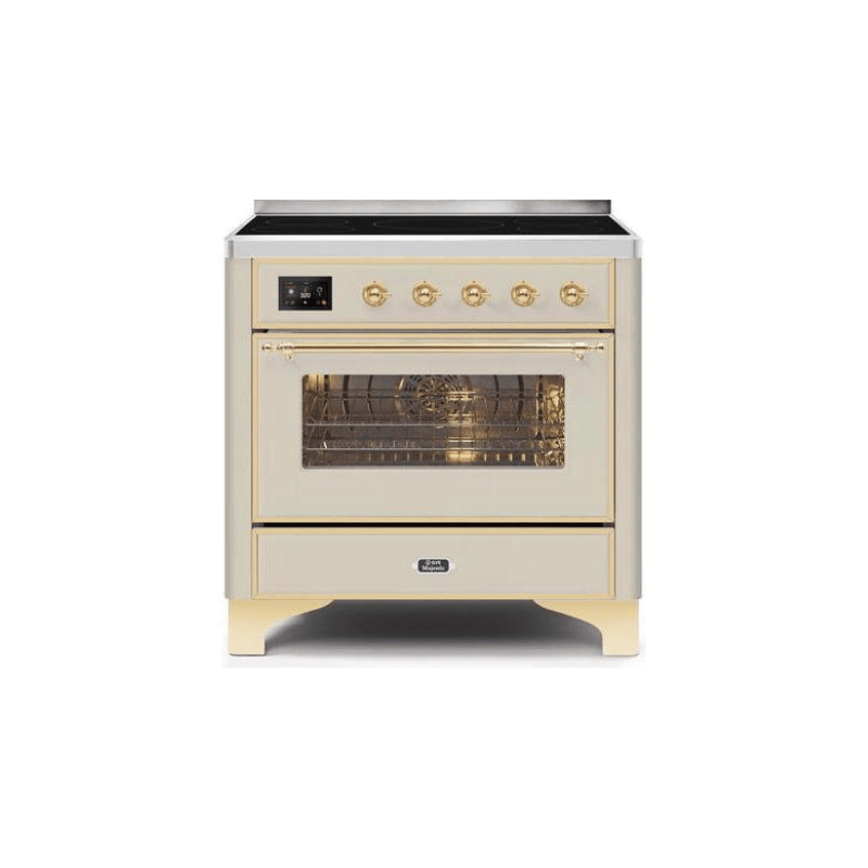 ILVE 36" Majestic II Series Electric Induction and Electric Oven Range with 5 Elements UMI09NS3