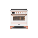 ILVE 36" Majestic II Series Electric Induction and Electric Oven Range with 5 Elements UMI09NS3