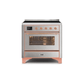 ILVE 36" Majestic II Series Electric Induction and Electric Oven Range with 5 Elements UMI09NS3