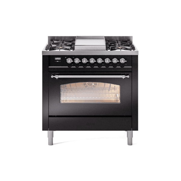 ILVE Nostalgie Range 36 in black