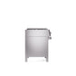 ILVE 36" Panoramagic Freestanding Single Oven Dual Fuel Range with 5 Sealed Burners and Griddle - UPM09FDS3