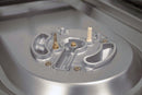 ILVE 40 Inch Majestic II Series Natural/ Propane Gas Burner and Electric Oven Range with 6 Sealed Burners UMD10FDQNS3