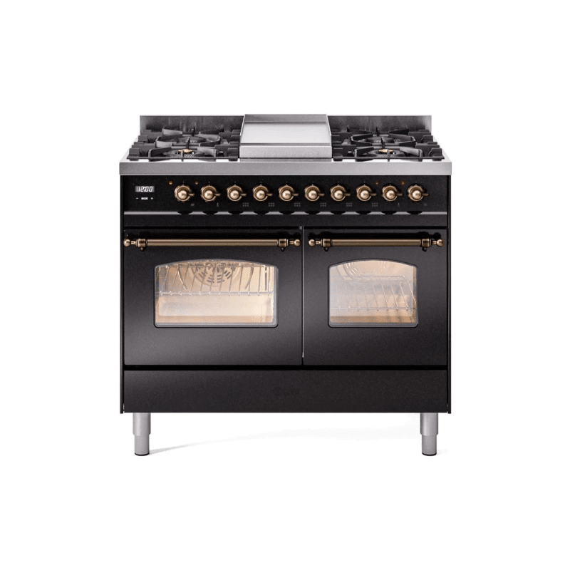 ilve nostalgie range 40 inch in black