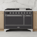 ILVE Majestic II 48" Solid Door Dual Fuel Range – Liquid Propane