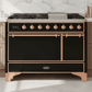 ILVE Majestic II 48" Solid Door Dual Fuel Range – Liquid Propane