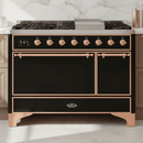 ILVE Majestic II 48" Solid Door Dual Fuel Range – Liquid Propane