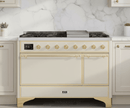 ILVE Majestic II 48" Solid Door Dual Fuel Range – Liquid Propane