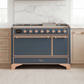 ILVE Majestic II 48" Solid Door Dual Fuel Range – Liquid Propane