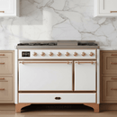 ILVE Majestic II 48" Solid Door Dual Fuel Range – Liquid Propane