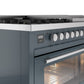 ILVE 48-Inch Professional Plus II Freestanding Dual Fuel Range with 8 Sealed Burner - UP48FWMP
