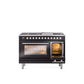 ILVE 48-Inch Professional Plus II Freestanding Dual Fuel Range with 8 Sealed Burner - UP48FWMP