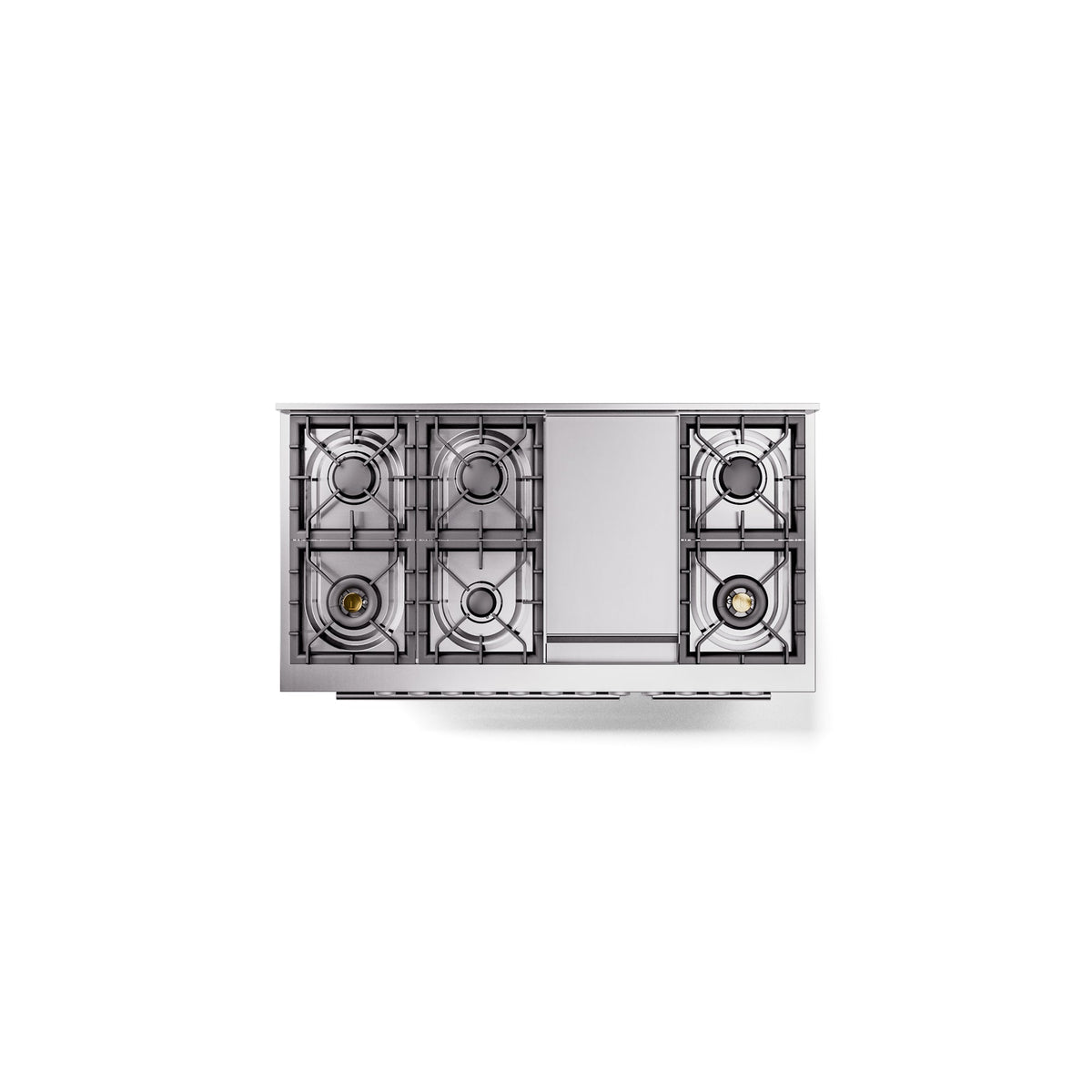 ILVE 48-Inch Professional Plus II Freestanding Dual Fuel Range with 8 Sealed Burner - UP48FWMP