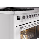 ILVE 48-Inch Professional Plus II Freestanding Dual Fuel Range with 8 Sealed Burner - UP48FWMP
