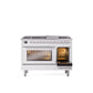ILVE 48-Inch Professional Plus II Freestanding Dual Fuel Range with 8 Sealed Burner - UP48FWMP