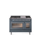 ILVE 48-Inch Professional Plus II Freestanding Dual Fuel Range with 8 Sealed Burner - UP48FWMP