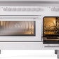 ILVE 48" Professional Plus II Series Freestanding Electric Double Oven Range with 8 Elements, Triple Glass Cool Door, Convection Oven, TFT Oven Control Display and Child Lock - UPI486WMP