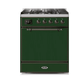 ILVE - Majestic II Series - 30 Inch Dual Fuel Freestanding Range Gas/Propane UM30DQNE3
