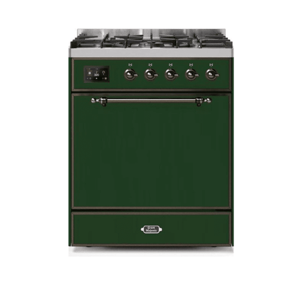 ILVE - Majestic II Series - 30 Inch Dual Fuel Freestanding Range Gas/Propane UM30DQNE3